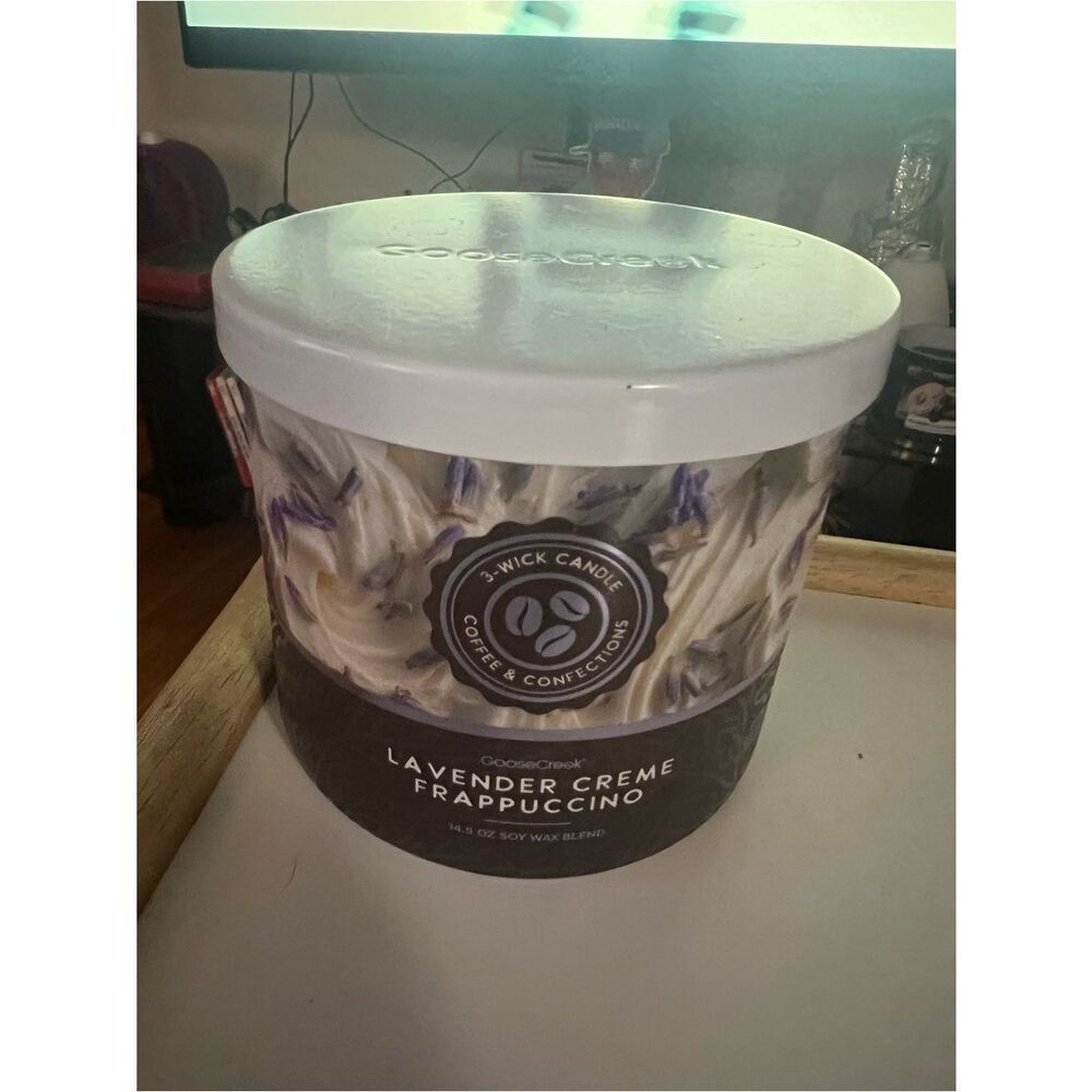 Goose Creek Lavender Creme Frappuccino 3 Wick Candle